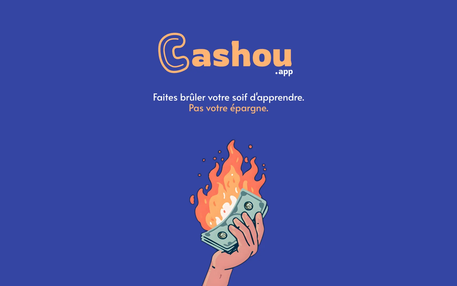 Aperçu de l'interface de Cashou